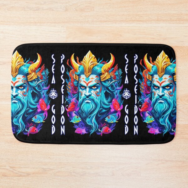 Item preview, Poseidon Fierce Greek God of Seas and Storms from Olympus designed and sold by Ridiculam Toga.