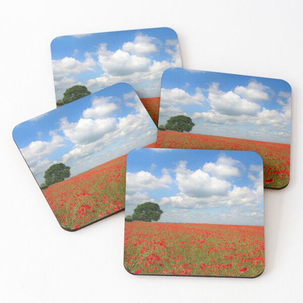 Item preview, Field of red poppies designed and sold by AnthonyThomas.