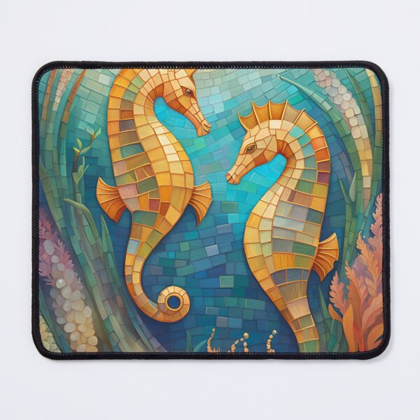 Item preview, Mosaic Seahorses designed and sold by purplesensation.