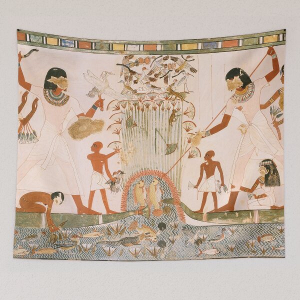 Item preview, Ancient Egyptian wall painting. Tomb of Mena. designed and sold by likiska.