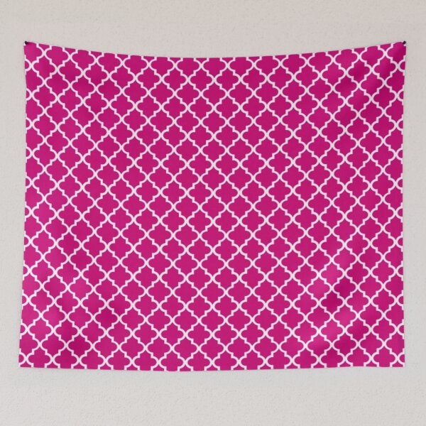 Item preview, Pink Quatrefoil Pattern designed and sold by Speed Prints.