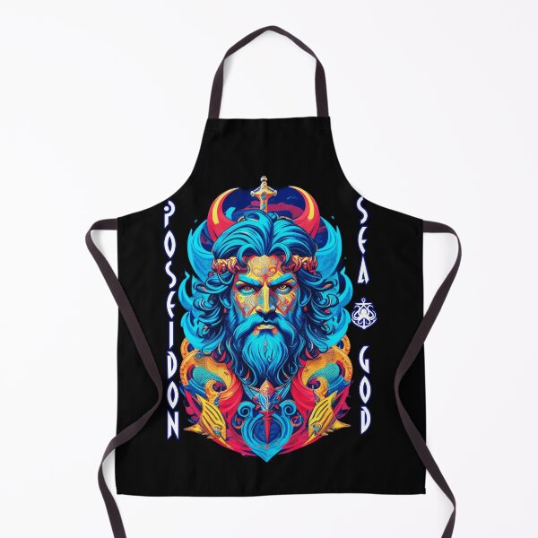 Item preview, Poseidon Fierce Greek God of Seas, Earthquakes and Storms from Olympus designed and sold by Ridiculam Toga.