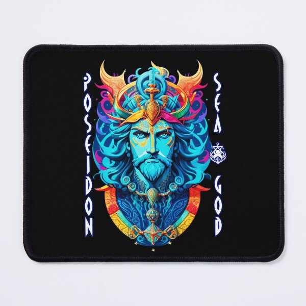 Item preview, Poseidon Fierce Greek God of Sea, Earthquakes and Storms from Olympus designed and sold by Ridiculam Toga.