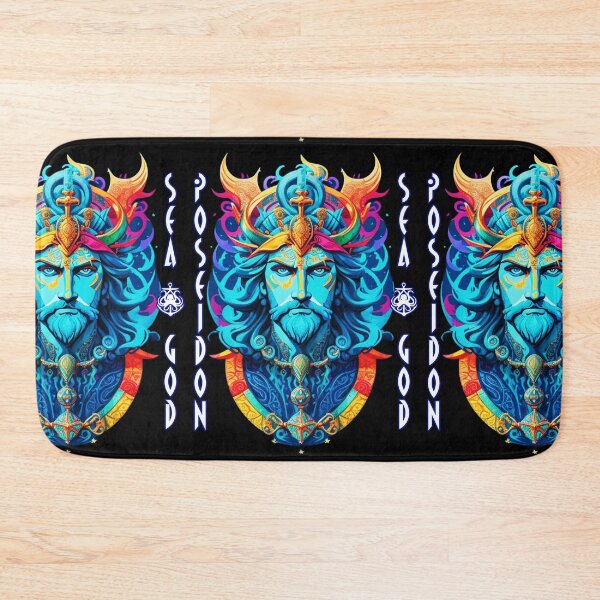 Item preview, Poseidon Fierce Greek God of Sea, Earthquakes and Storms from Olympus designed and sold by Ridiculam Toga.