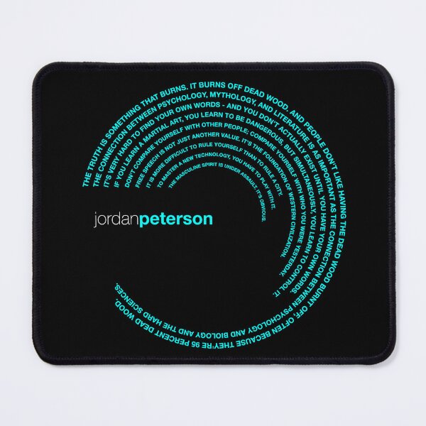 Item preview, Jordan Peterson famous quotes poster [aqua] designed and sold by CMYKStudio.