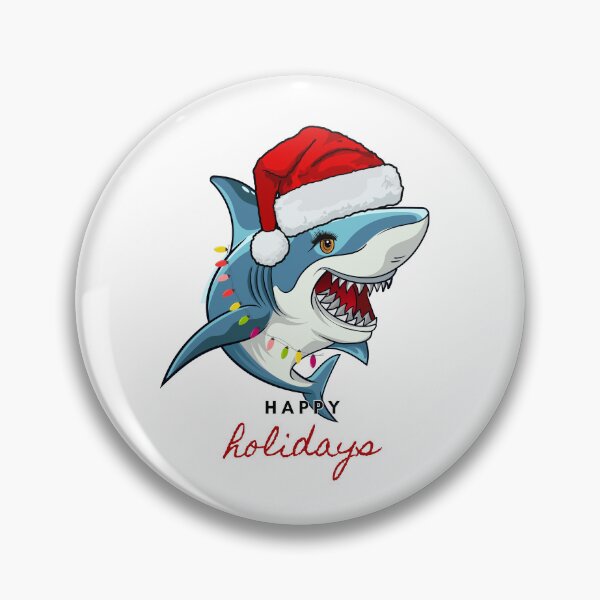 Item preview, Happy christmas lady shark designed and sold by InverseArt.