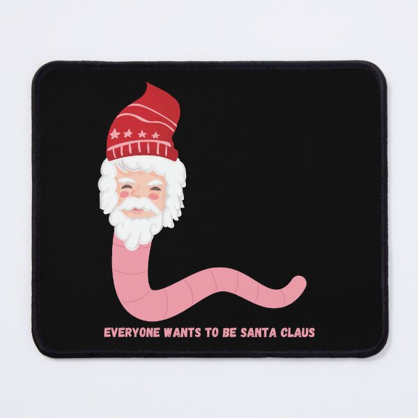 Item preview, Everyone wants to be Santa Claus. Even small worm. designed and sold by Slavic-Design.
