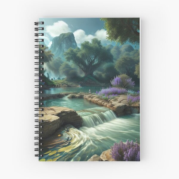 Item preview, Magical waterfall forest designed and sold by mikaws.