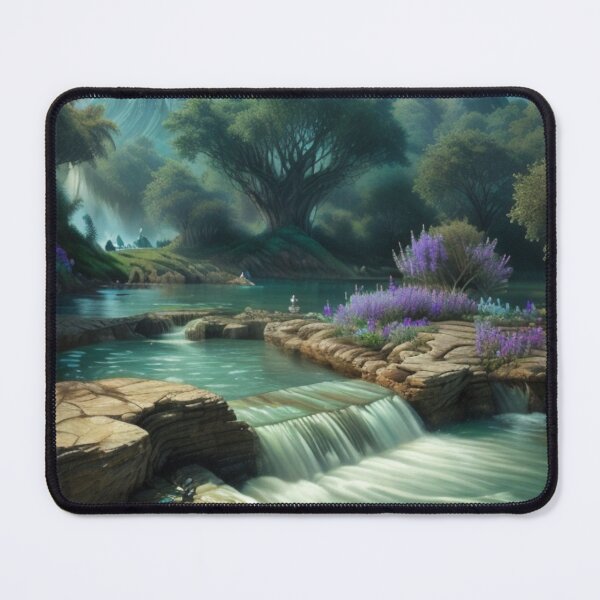 Item preview, Magical waterfall forest designed and sold by mikaws.