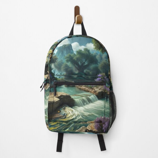 Item preview, Magical waterfall forest designed and sold by mikaws.