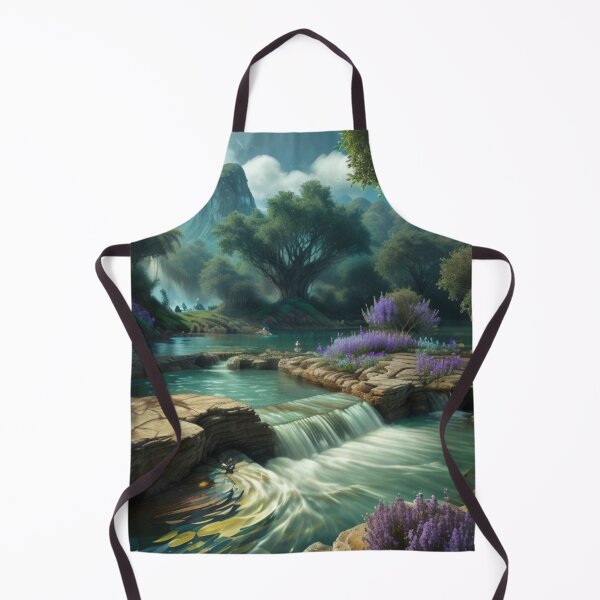 Item preview, Magical waterfall forest designed and sold by mikaws.