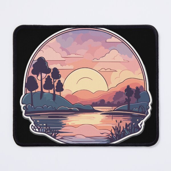 Item preview, Radiant Lakeside Sunrise in Nature's Embrace designed and sold by EnviroGuard.