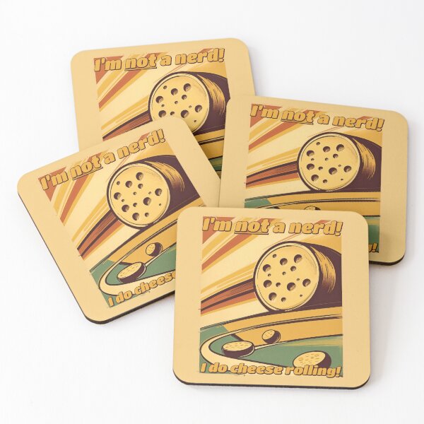 Item preview, I'm NOT a nerd! I do CHEESE ROLLING! designed and sold by SolidEarthArt.