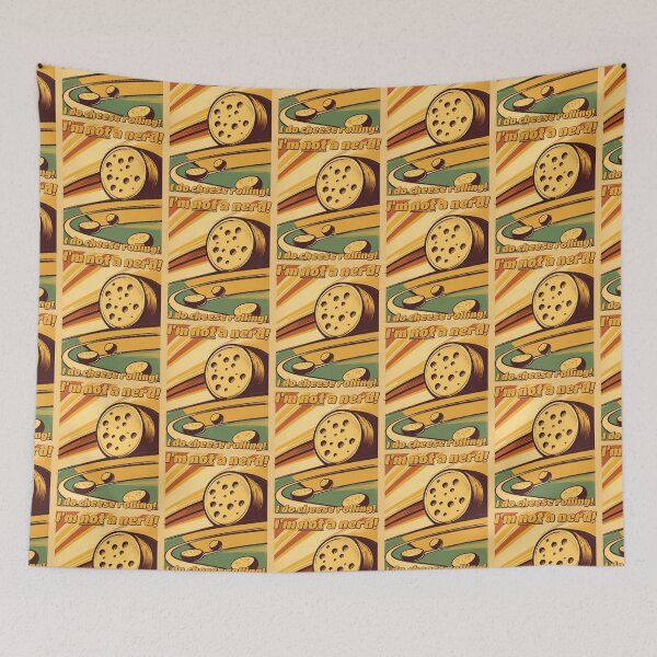 Item preview, I'm NOT a nerd! I do CHEESE ROLLING! designed and sold by SolidEarthArt.