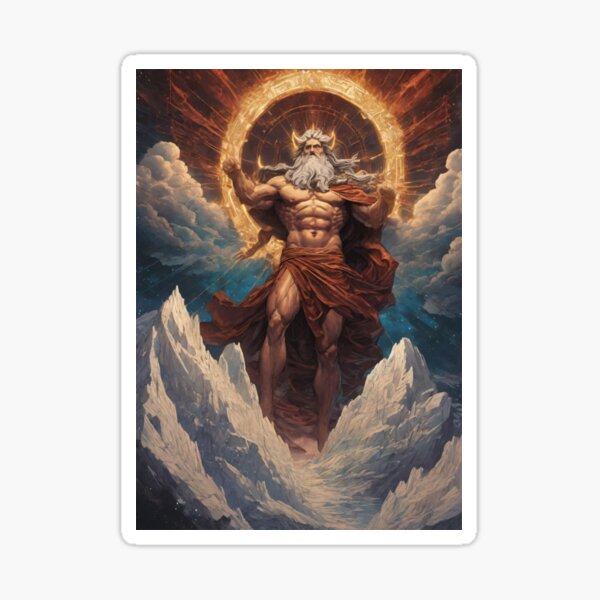 Item preview, Der griechische Gott Zeus in Wut designed and sold by BentoPrint.