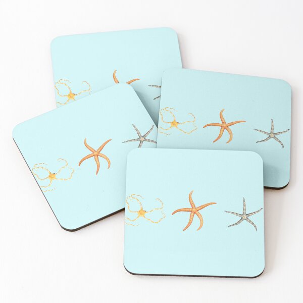 Item preview, The Epoch Collection Australian Starfish III from Echinoderms from Australia 1938 baby blue designed and sold by Coastal Garden Design Studio.