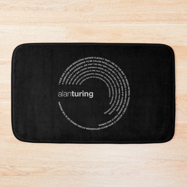 Item preview, Alan Turing famous quotes poster [silver] designed and sold by CMYKStudio.
