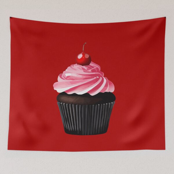 Item preview, Cherry topped chocolate cupcake, a sweet designed and sold by CrazySweets.