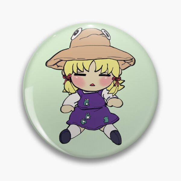 Item preview, I draw the (-▵-) suwako moriya plush / touhou memes designed and sold by RansRoom.