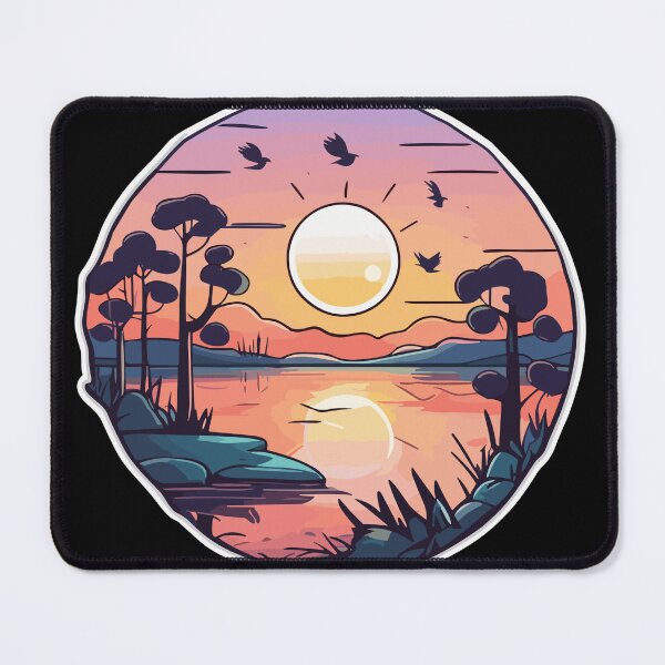 Item preview, Scenic Beauty of Lakeside Sunrise in the Forest designed and sold by EnviroGuard.