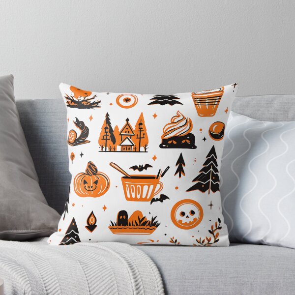 Item preview, Halloween: A Ghoulishly Fun Pattern designed and sold by Cat-Wave-Dream.