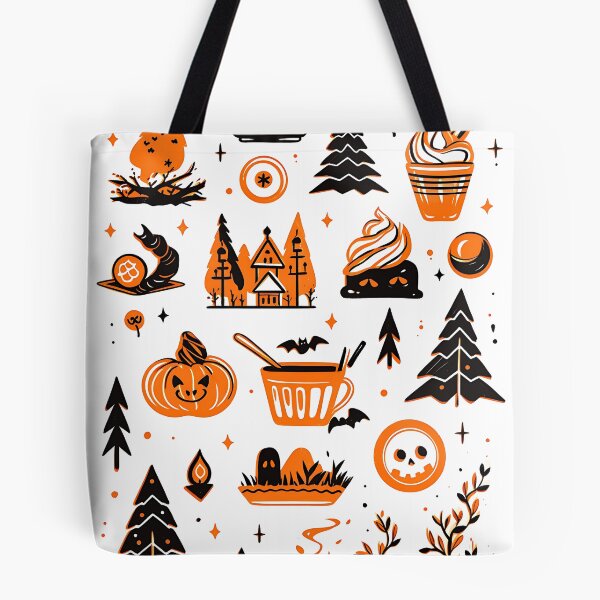 Item preview, Halloween: A Ghoulishly Fun Pattern designed and sold by Cat-Wave-Dream.