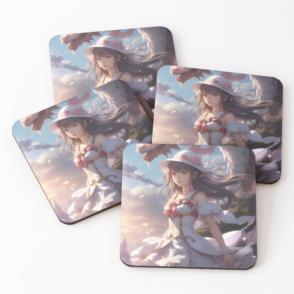Item preview, Coasters (Set of 4) designed and sold by ROKANDESIGNART.