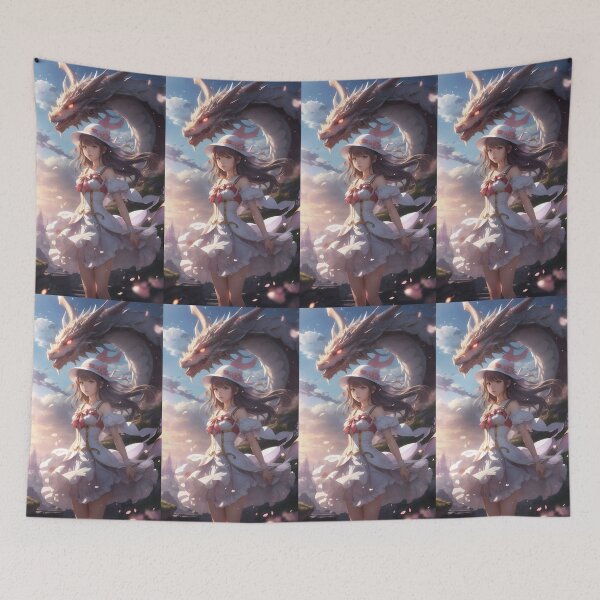 Item preview, Detailed anime style designed and sold by ROKANDESIGNART.