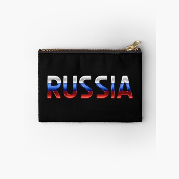 Item preview, Russia - Russian Flag - Metallic Text designed and sold by Graphix.
