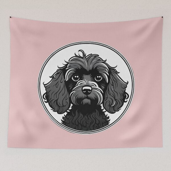 Item preview, Black Cockapoo Puppy designed and sold by Bilisik.