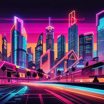 Artwork thumbnail, Future City by ROKANDESIGNART