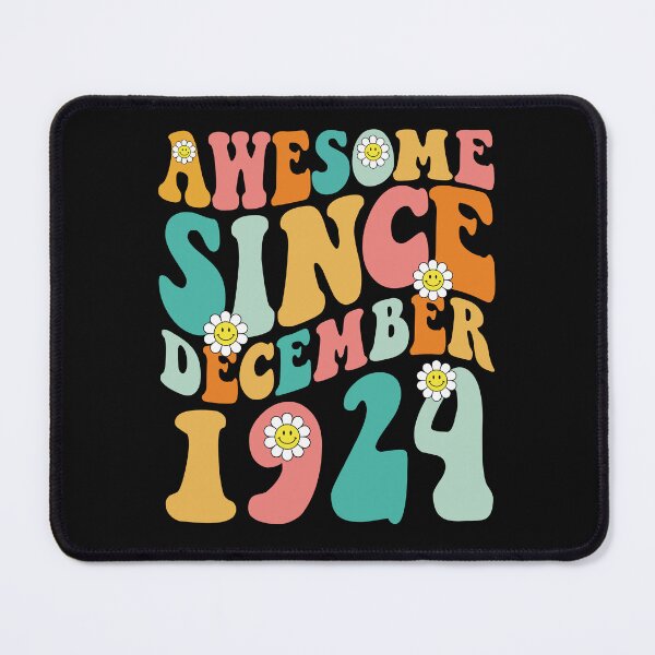 Item preview, Awesome Since December 1924 | Made In 1924 | Retro Groovy Birthday designed and sold by Christina-grich.