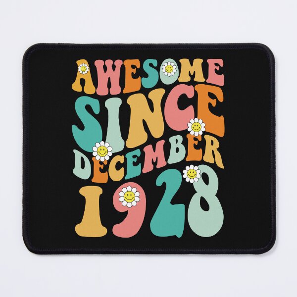 Item preview, Awesome Since December 1928 | Made In 1928 | Retro Groovy Birthday designed and sold by Christina-grich.