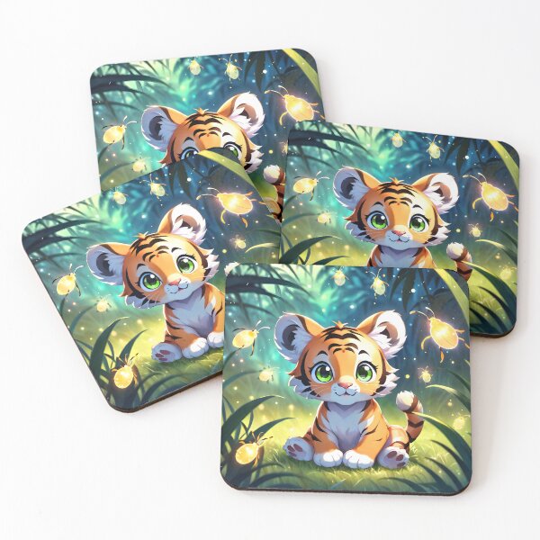 Item preview, Sweet tiger cub designed and sold by MarushimenekoAI.