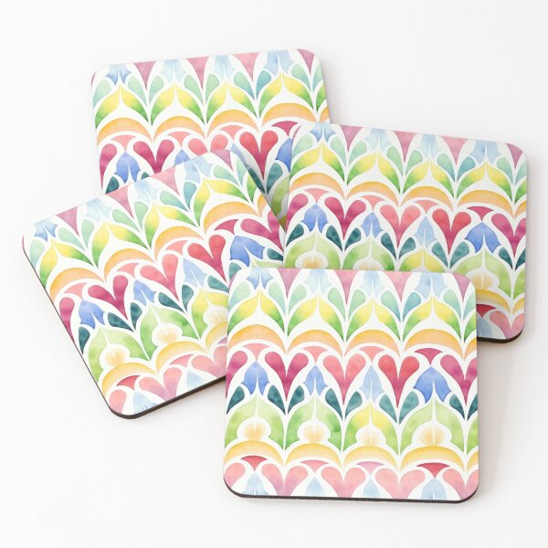 Item preview, Colorful leaf seamless pattern 01 designed and sold by Phumtanis66.