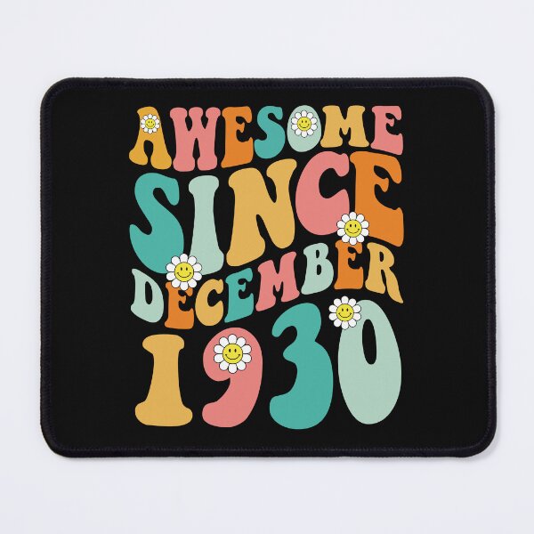 Item preview, Awesome Since December 1930 | Made In 1930 | Retro Groovy Birthday designed and sold by Christina-grich.