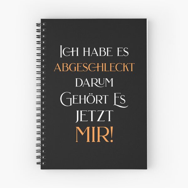 Item preview, I licked it..., design with a funny saying in German designed and sold by Pflugart.
