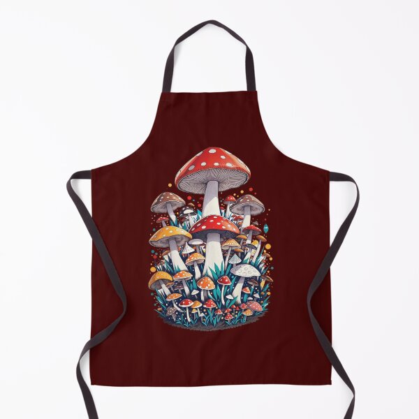 Item preview, Fantasy Mushroom Forest designed and sold by ArtVibeInk.