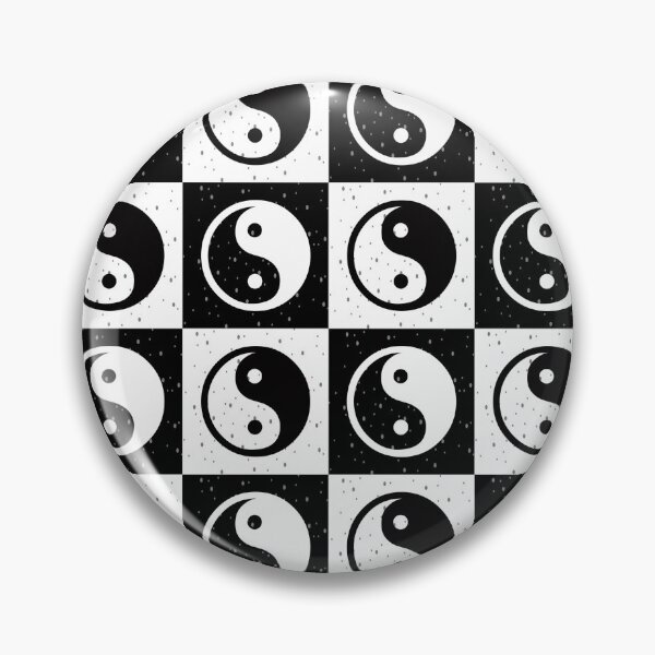 Artikelvorschau, Schwarz-weißes Yinyang entworfen und verkauft von PatternTitan.