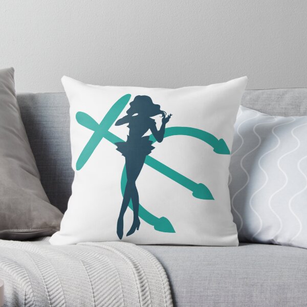 The Sea Is Restless Throw Pillow