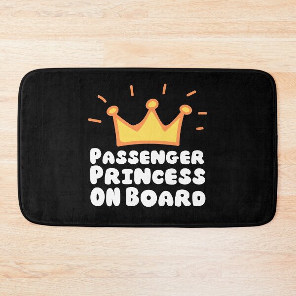 Item preview, passenger princess on board | colorful cute orange passenger queen designed and sold by Happiness-pills.