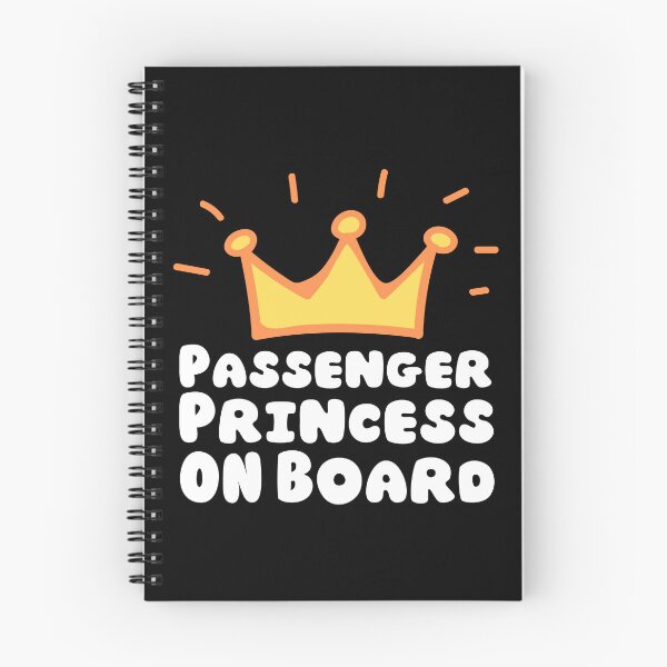 Item preview, passenger princess on board | colorful cute orange passenger queen designed and sold by Happiness-pills.