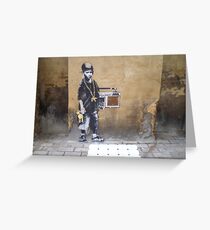 Banksy Kid Greeting Card