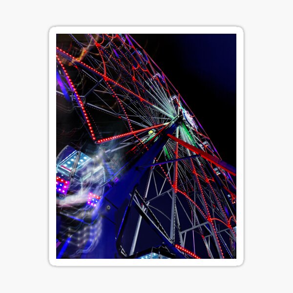 Ferris Lights Sticker