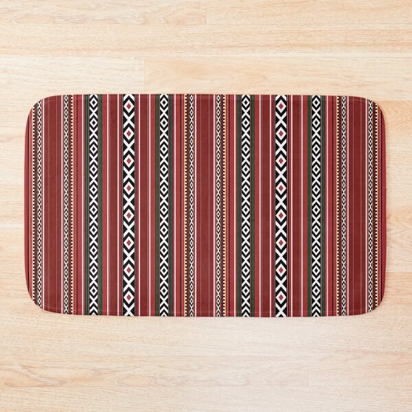 Item preview, A Beautiful Red Traditional Arabian Style Sadu Pattern Vintage Design designed and sold by House of Sadu by Craitza.