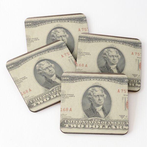 Item preview, Red Seal Two Dollar Bill Series 1953 C designed and sold by coinsxcrochet.