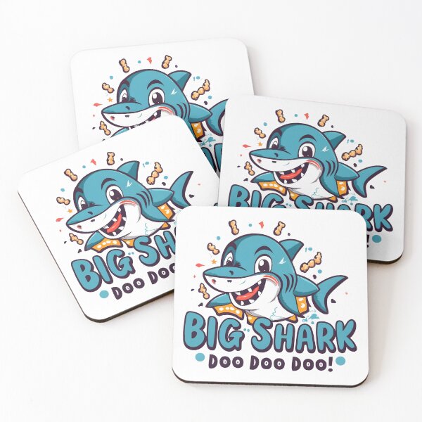Item preview, Cute Daddy Shark Doo Doo Doo designed and sold by GalaxyGraffiti.