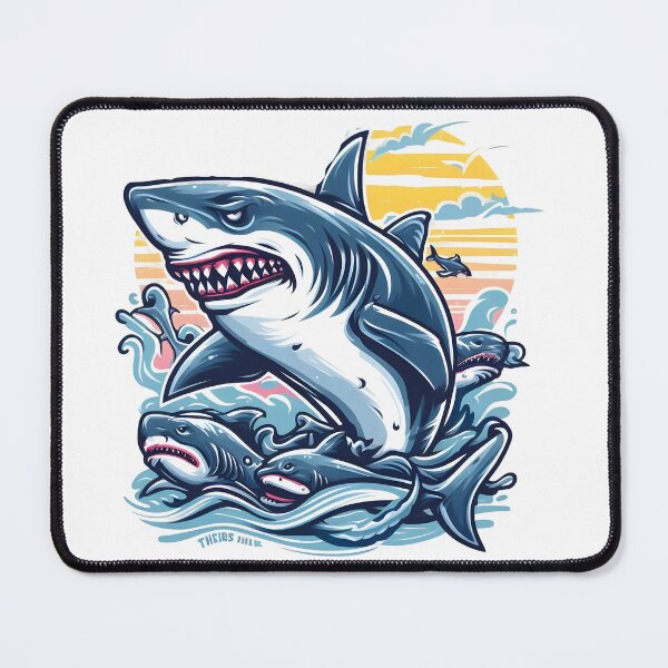 Item preview, Cute Daddy Shark Doo Doo Doo designed and sold by GalaxyGraffiti.
