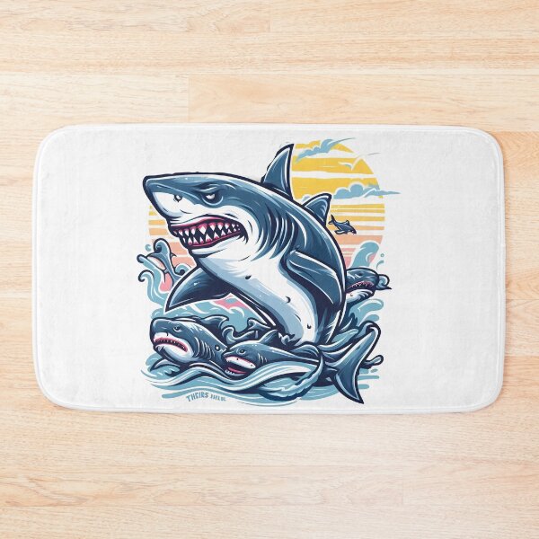 Item preview, Cute Daddy Shark Doo Doo Doo designed and sold by GalaxyGraffiti.