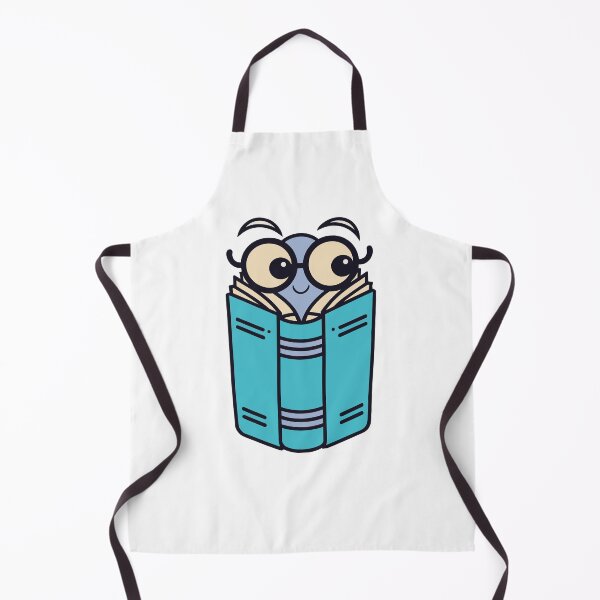 Item preview, Cute Bookworm Reading A Book - BLUES designed and sold by SorryFrog.